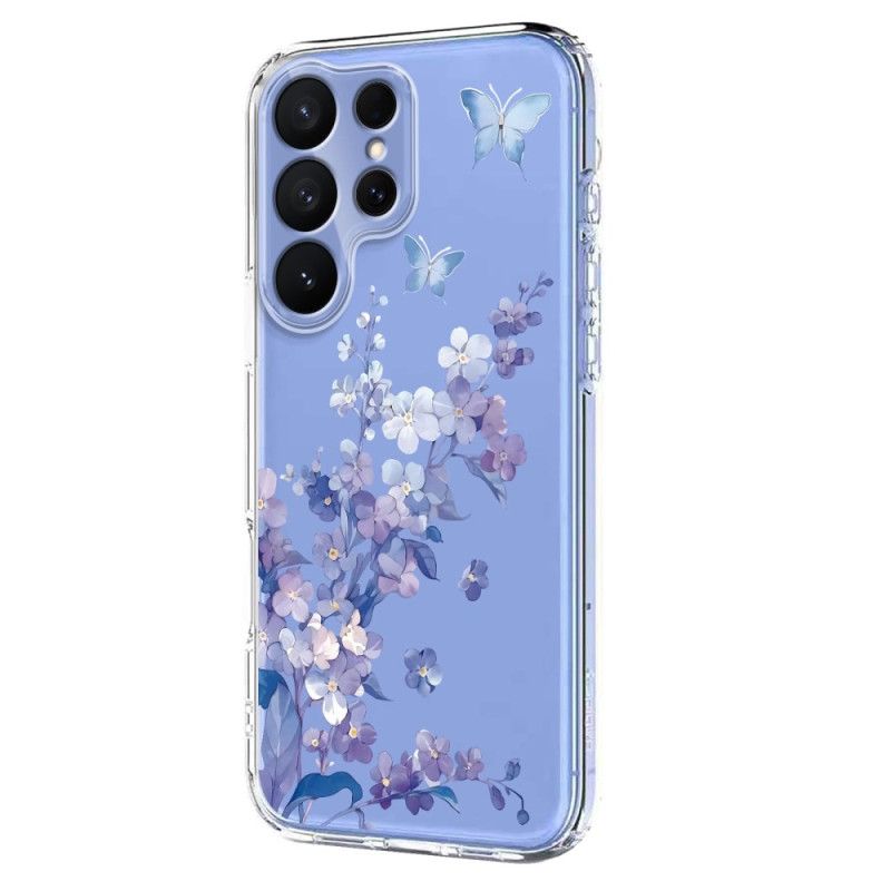 Cover Samsung Galaxy S26 Ultra Sommerfugle Og Blomster