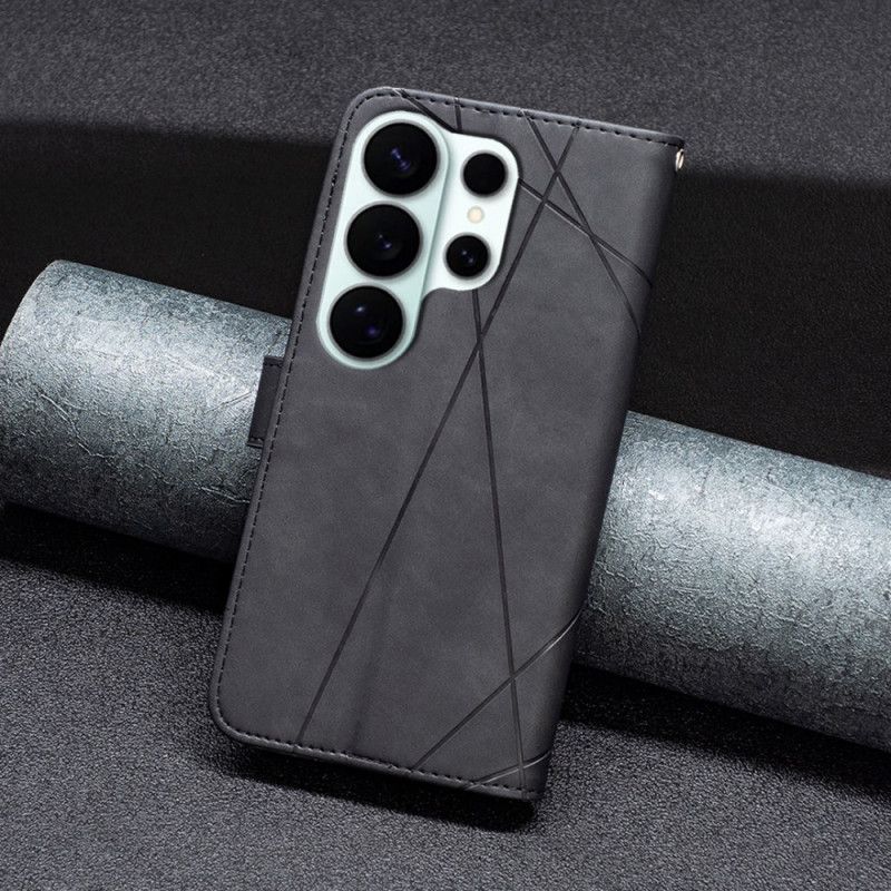 Flip Cover Samsung Galaxy S26 Ultra Binfen Geometrisk Farve