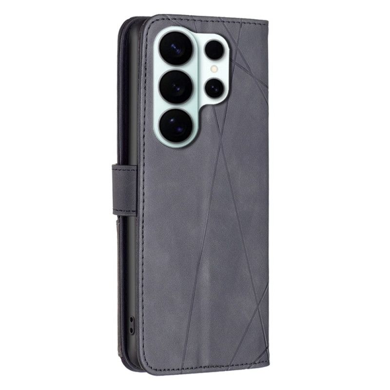 Flip Cover Samsung Galaxy S26 Ultra Binfen Geometrisk Farve