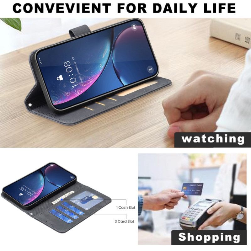 Flip Cover Samsung Galaxy S26 Ultra Binfen Geometrisk Farve