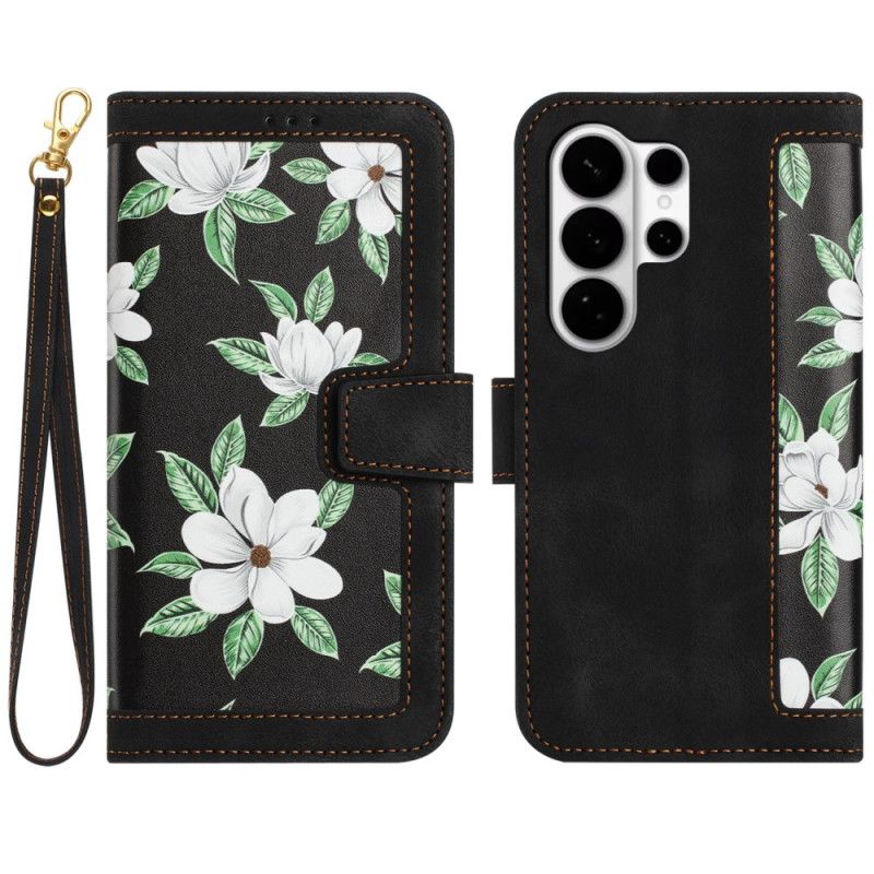 Flip Cover Samsung Galaxy S26 Ultra Blomsterdesign