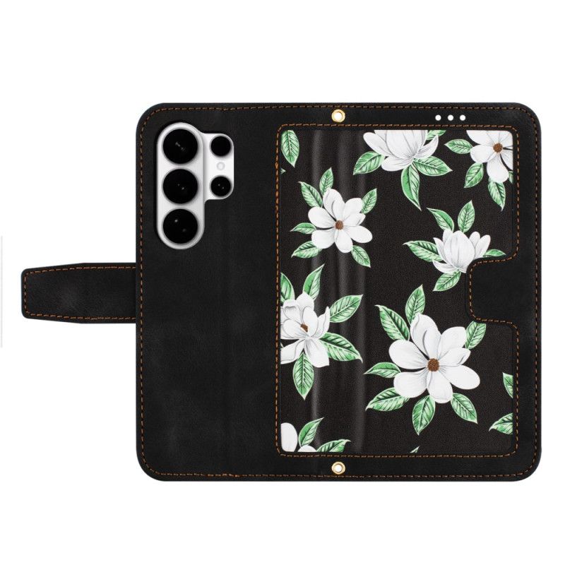 Flip Cover Samsung Galaxy S26 Ultra Blomsterdesign
