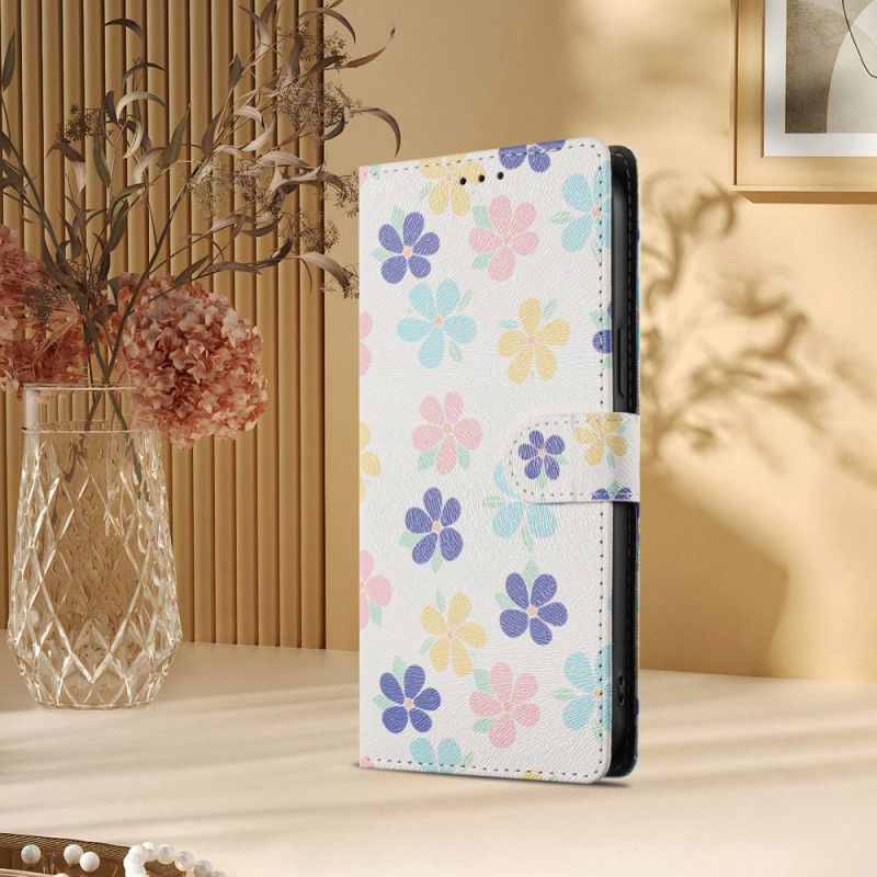Flip Cover Samsung Galaxy S26 Ultra Farverige Blomster