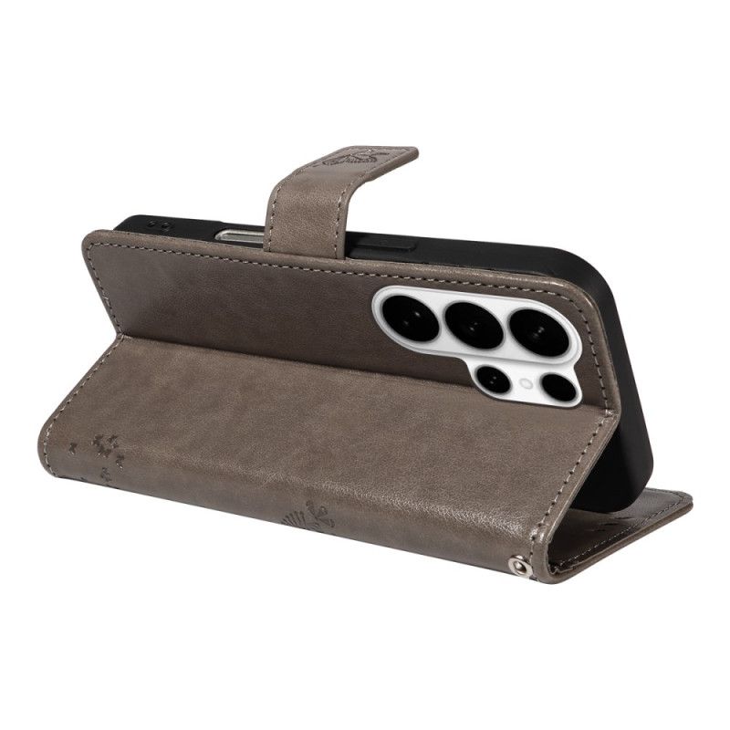 Flip Cover Samsung Galaxy S26 Ultra Kat Og Træ