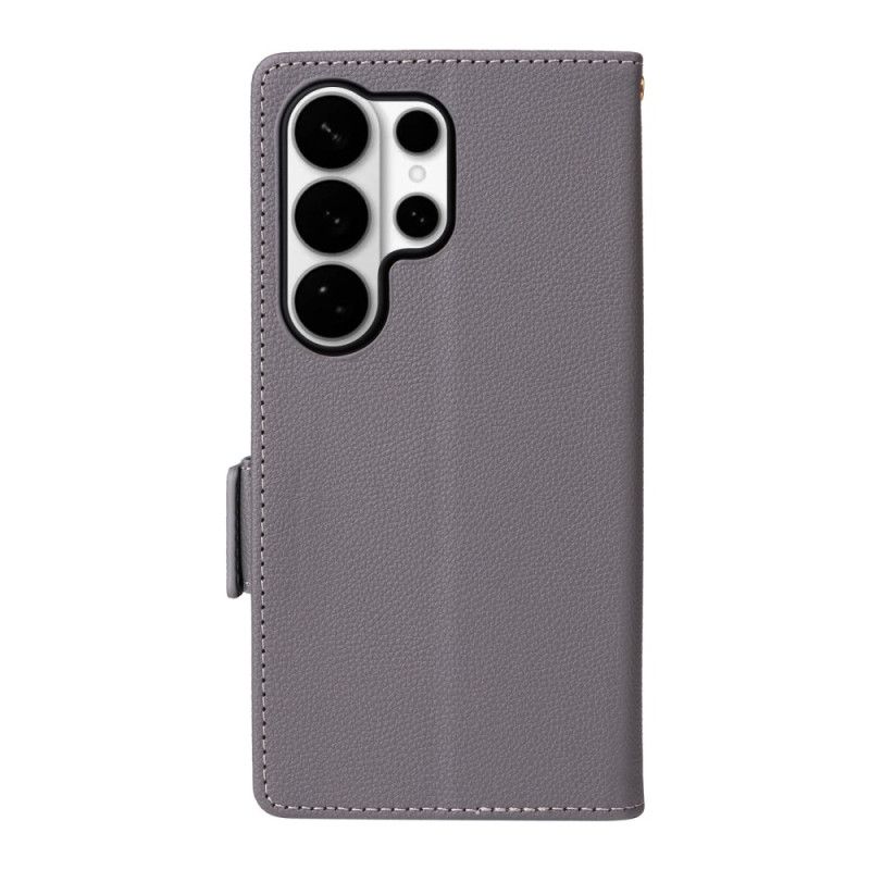 Flip Cover Samsung Galaxy S26 Ultra Kunstlæder Med Rem