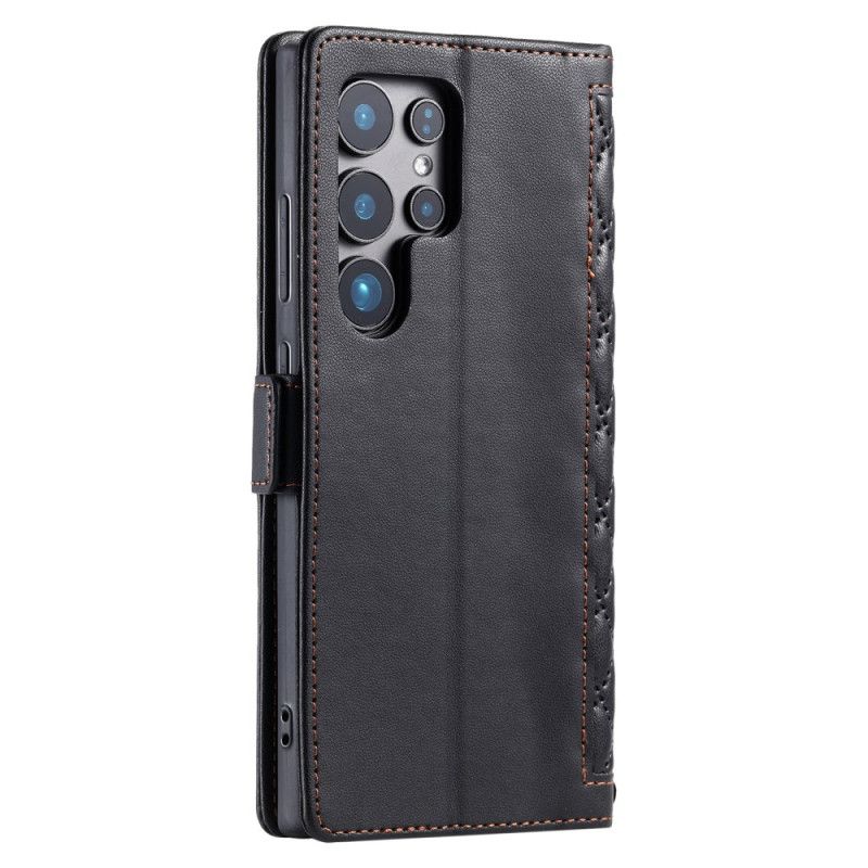 Flip Cover Samsung Galaxy S26 Ultra Quiltet Med Rem