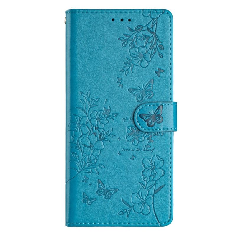 Flip Cover Til Samsung Galaxy S26 Ultra Blomstersommerfugle