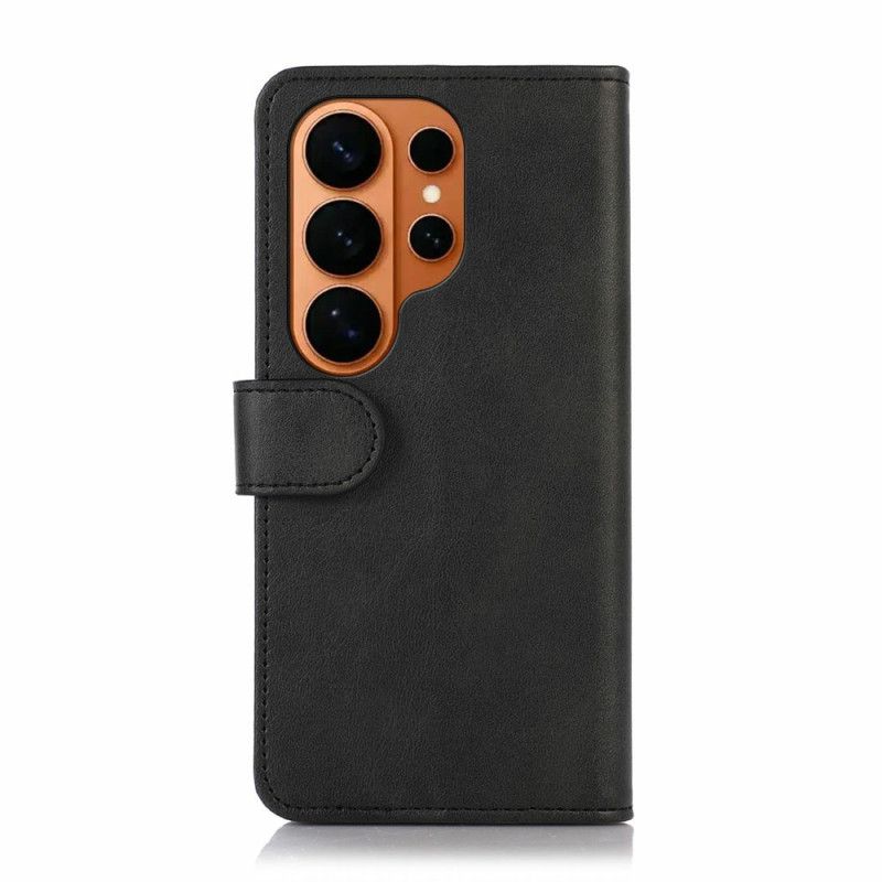 Flip Cover Til Samsung Galaxy S26 Ultra Klassisk Lædereffekt