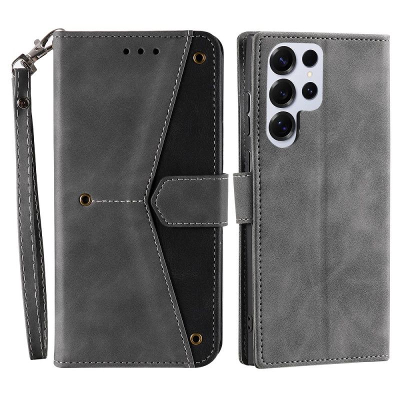 Flip Cover Til Samsung Galaxy S26 Ultra Tofarvet Design