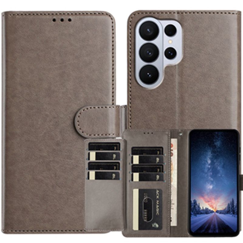 Læder Cover Samsung Galaxy S26 Ultra 8 Kortholder I Kunstlæder