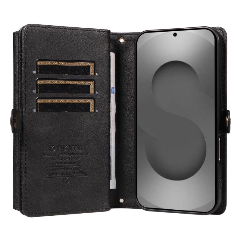 Læder Cover Samsung Galaxy S26 Ultra Telefon Etui Vintage Pung Med Skulderrem