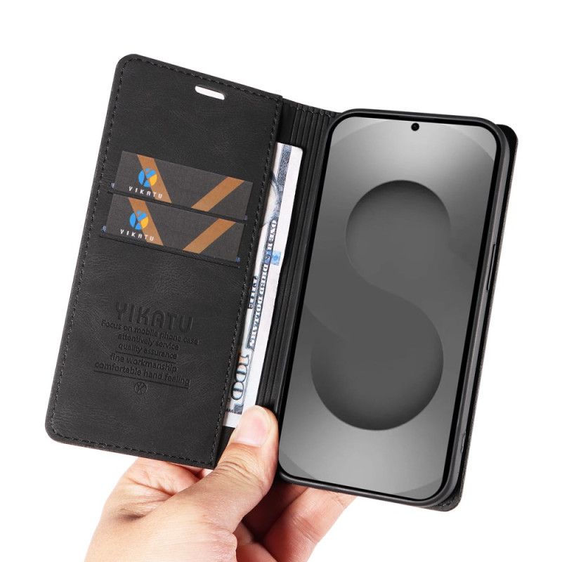 Læder Cover Samsung Galaxy S26 Ultra Telefon Etui Yikatu Ruskindseffekt