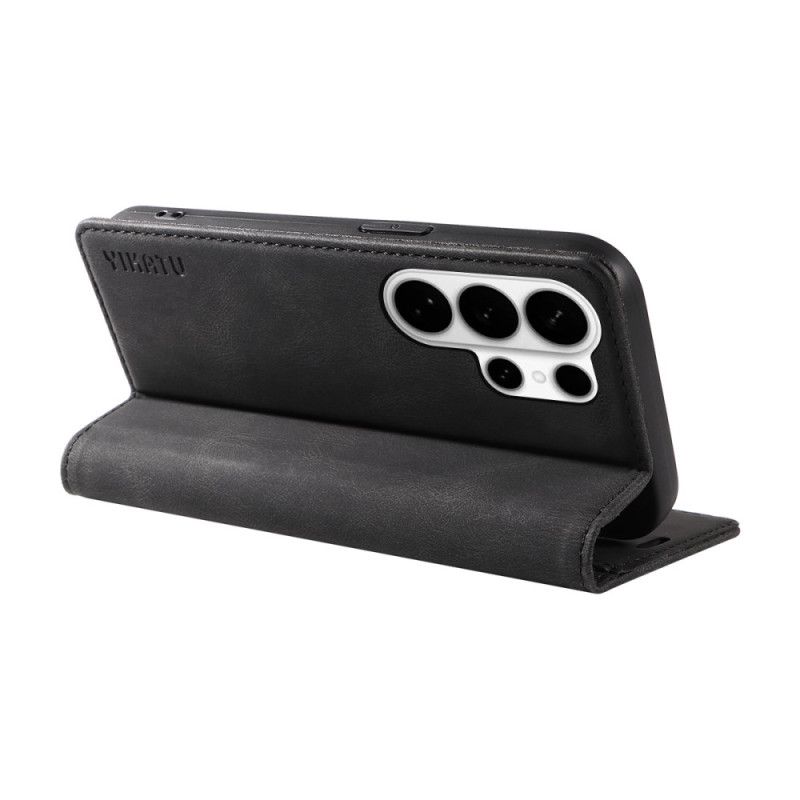 Læder Cover Samsung Galaxy S26 Ultra Telefon Etui Yikatu Ruskindseffekt