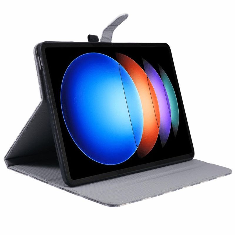 Flip Cover Til Xiaomi Pad 6s Pro Mønstergitter