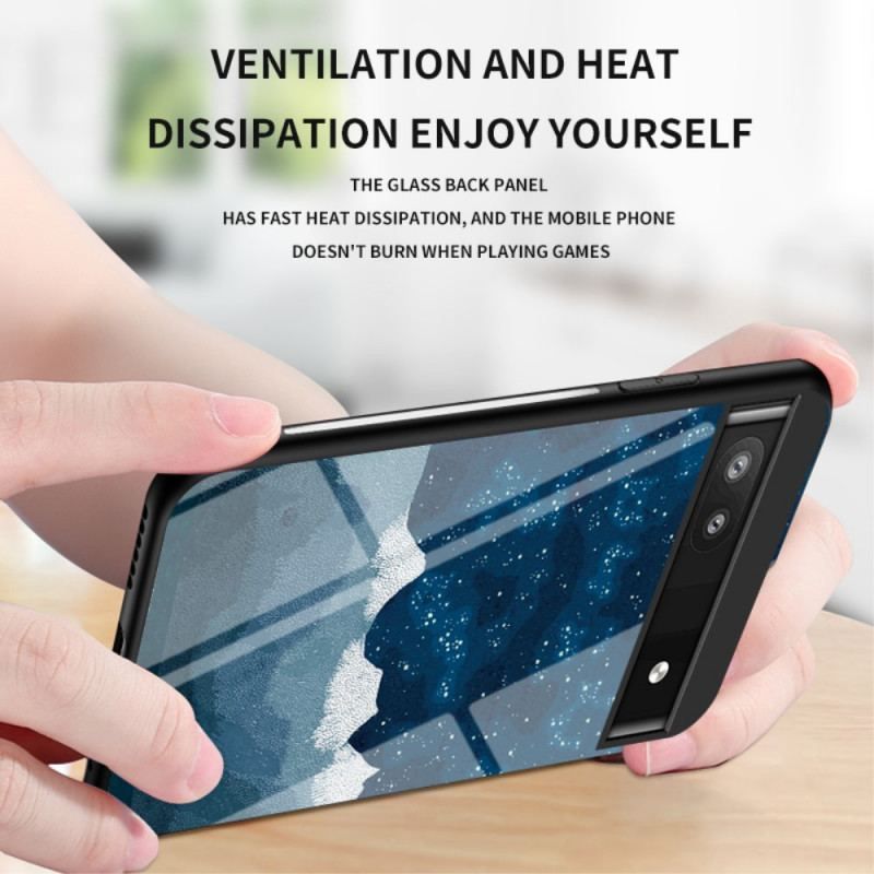 Cover Google Pixel 6A Hærdet Glas Mønster