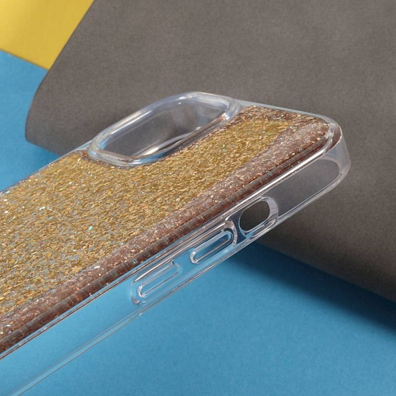Cover iPhone 14 Plus Elegante Pailletter