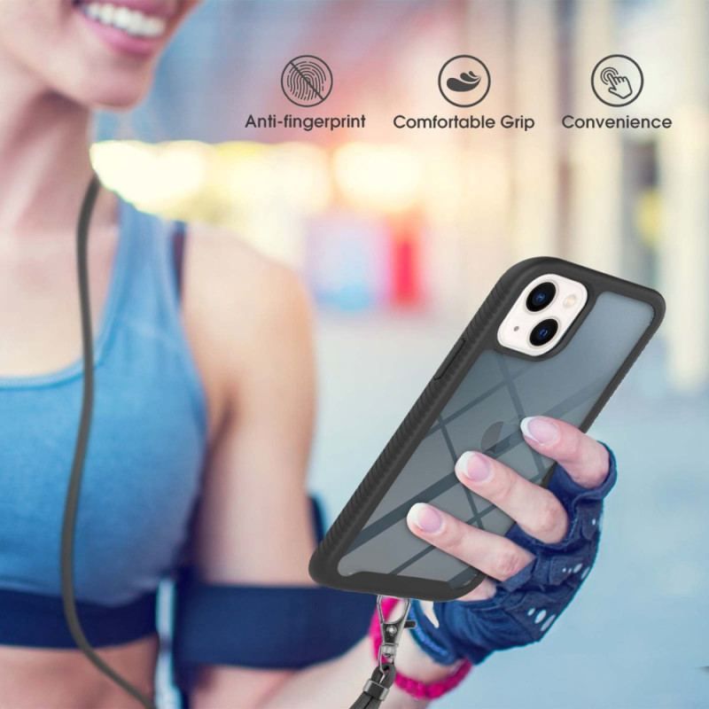 Cover iPhone 14 Plus Med Snor Gennemsigtig Snøre