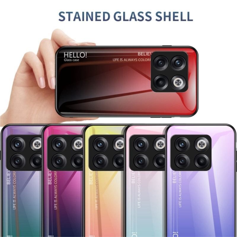 Cover OnePlus 10T 5G Hærdet Glas Hej
