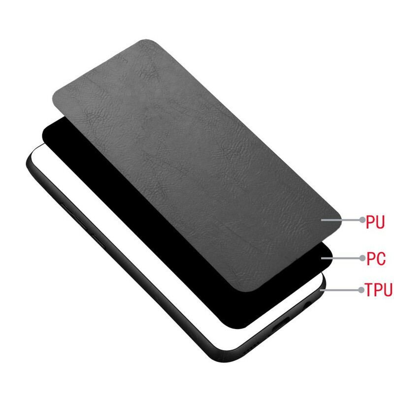 Cover Oppo Find X3 Pro Couture Lædereffekt