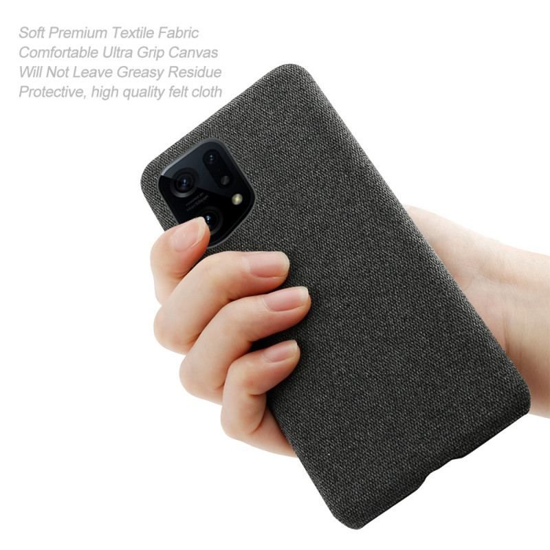 Cover Oppo Find X5 Klassisk Stof