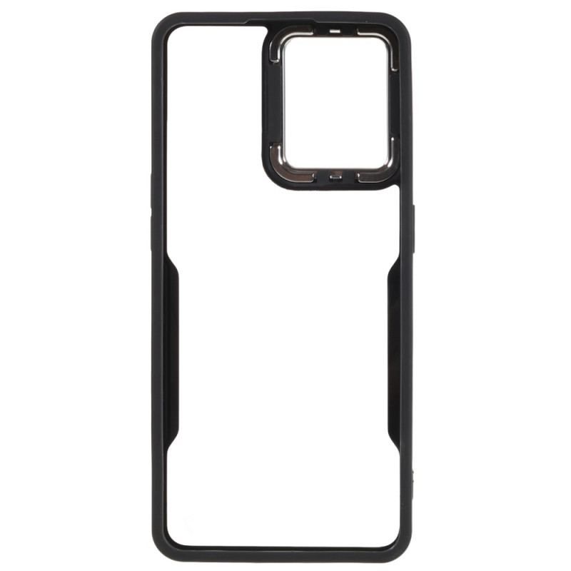 Cover Oppo Reno 7 Gennemsigtig Akryl Og Farvet Kontur