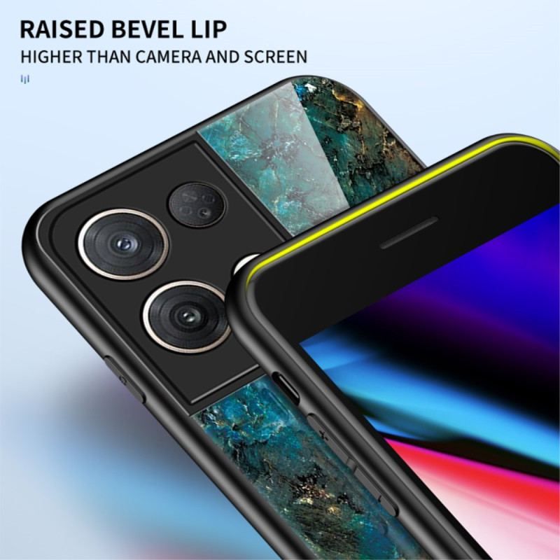 Cover Oppo Reno 8 Pro Marmor Hærdet Glas