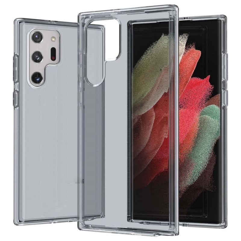 Cover Samsung Galaxy S22 Ultra 5G Transparent Hybridfarvet