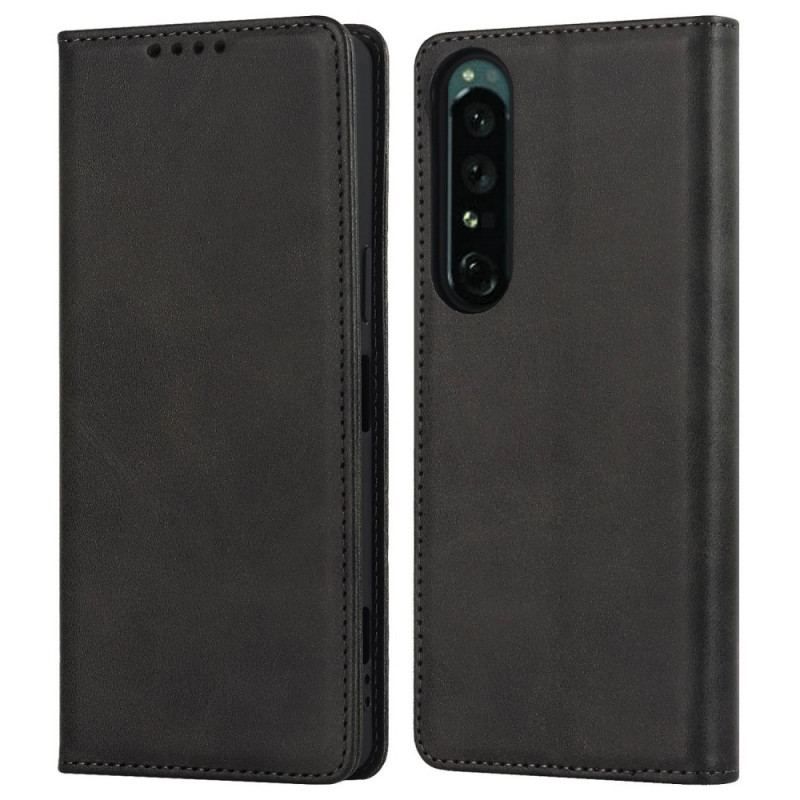 Cover Sony Xperia 1 IV Flip Cover Klassisk Stil