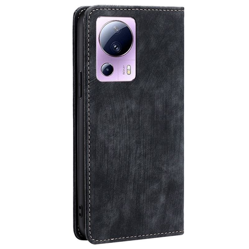 Cover Xiaomi 13 Lite Flip Cover Retro