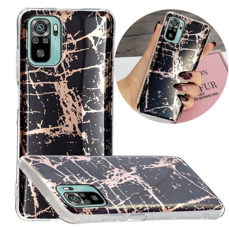 Cover Xiaomi Redmi Note 10 / 10S Marmor Geometri