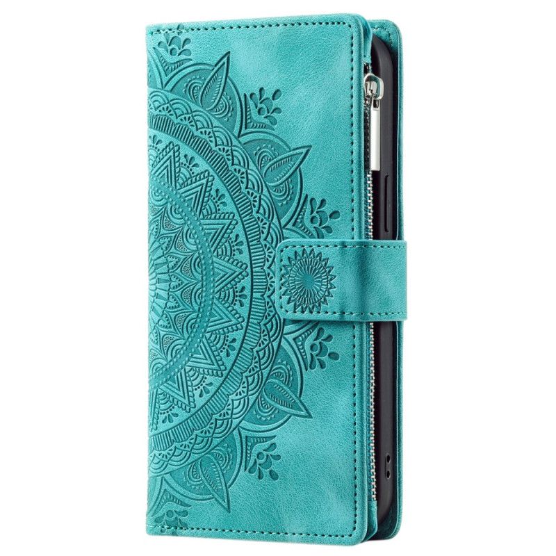 Læder Cover Xiaomi Redmi Note 13 5g Telefon Etui Mandala Lædereffekt Pung Med Rem