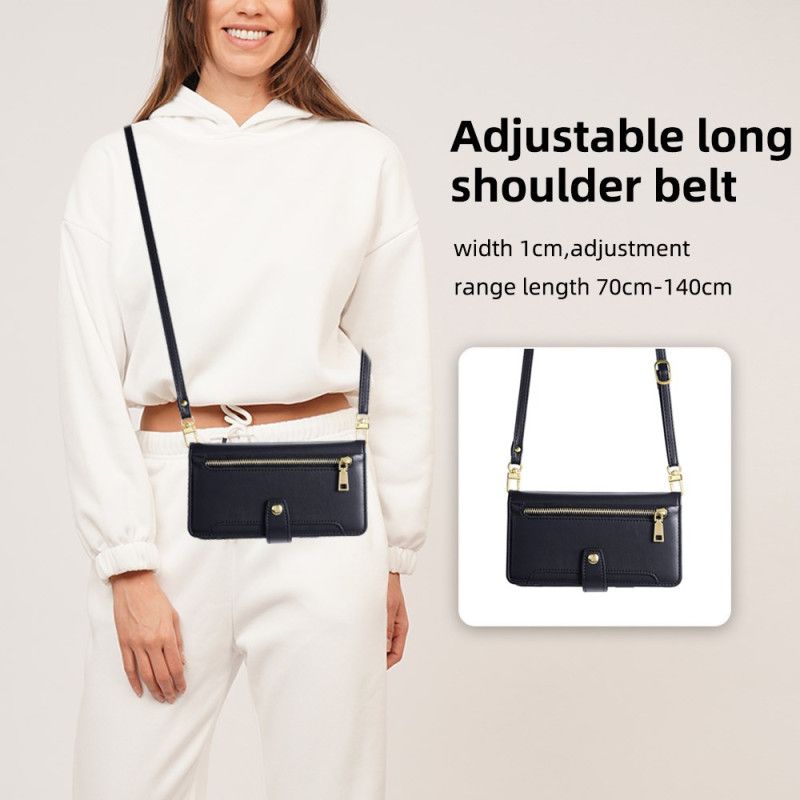 Flip Cover Realme C75 Lynlåspung Med To Stropper