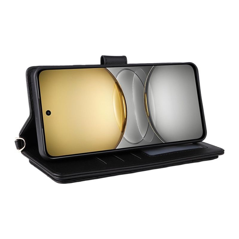 Flip Cover Realme C75 Premium Design Med Rem Og Skulderrem