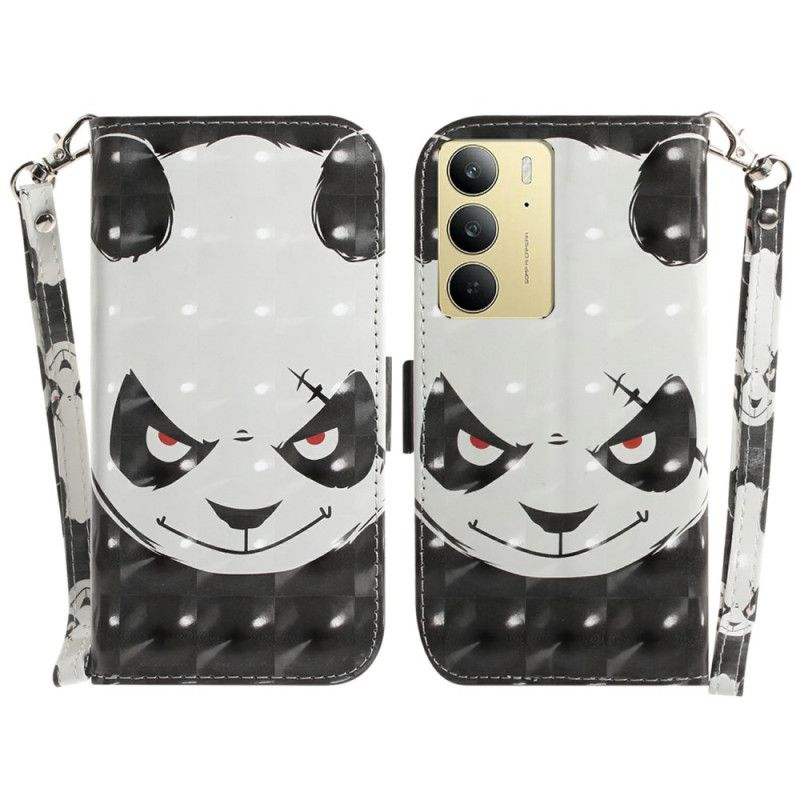 Flip Cover Realme C75 Snor Med Vred Panda