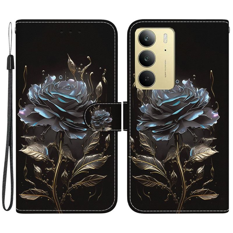 Flip Cover Realme C75 Sort Rose