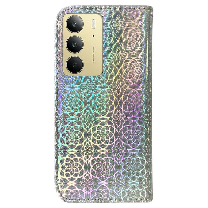 Flip Cover Til Realme C75 Disco-stil