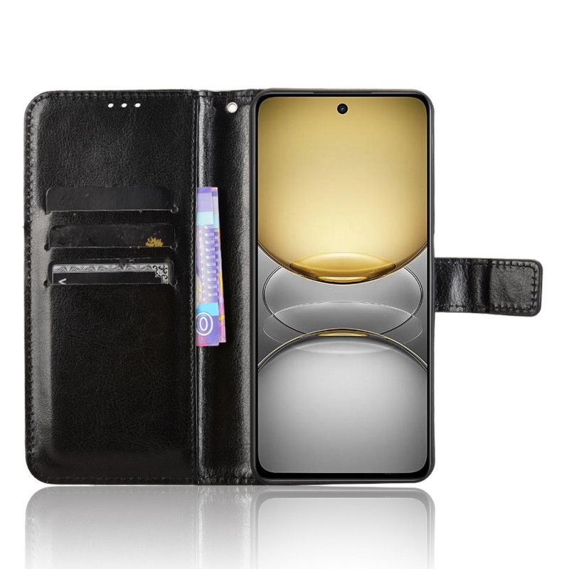 Læder Cover Realme C75 Prangende Kunstlæder