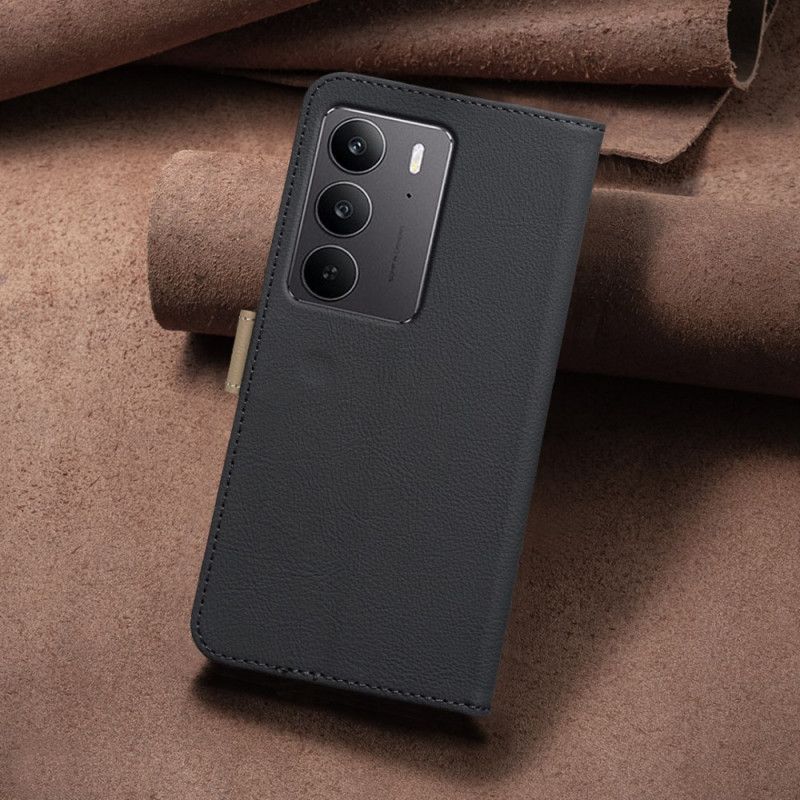 Læder Cover Realme C75 Telefon Etui Binfen Color Blomstermønster