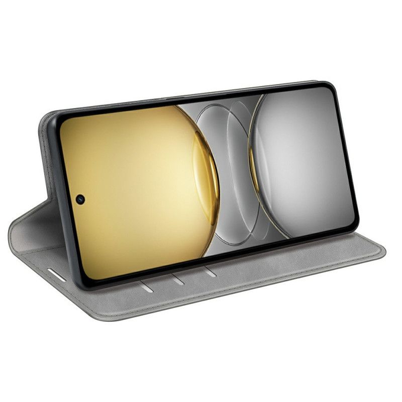 Læder Cover Realme C75 Telefon Etui Læderstil