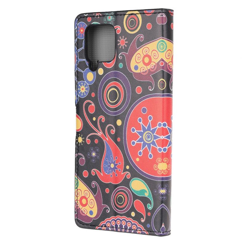 Flip Cover Læder Samsung Galaxy A42 5G Galakse Design Beskyttelse