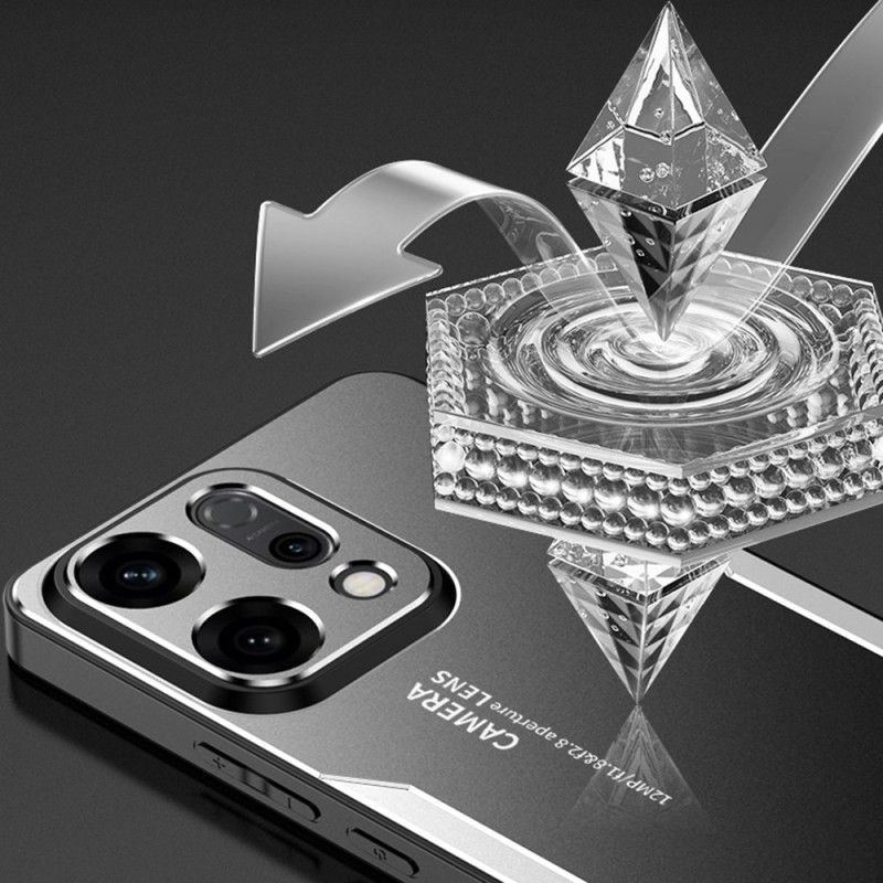 Cover Oppo Reno 14 5g Metaleffekt