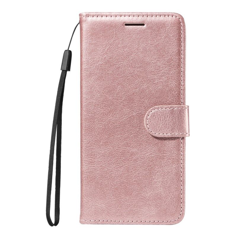 Flip Cover Oppo Reno 14 5g Ensfarvet Rem