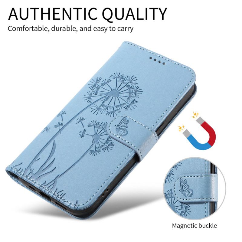 Flip Cover Oppo Reno 14 5g Mælkebøtter Med Rem