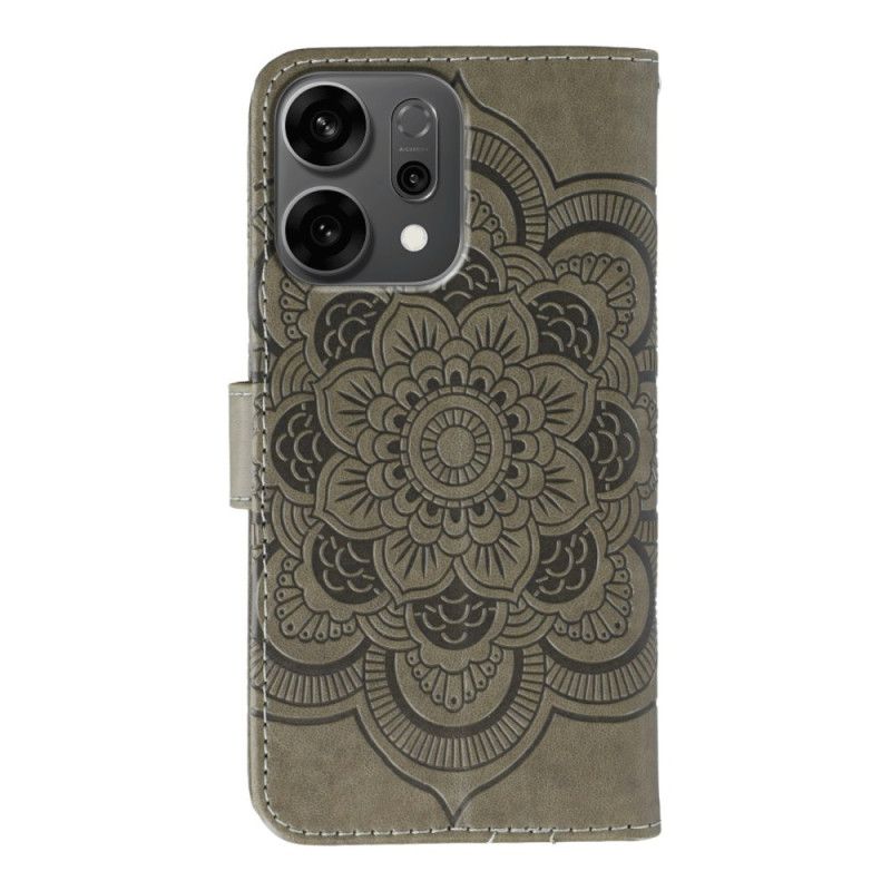 Flip Cover Oppo Reno 14 5g Mandala Og Rhinsten