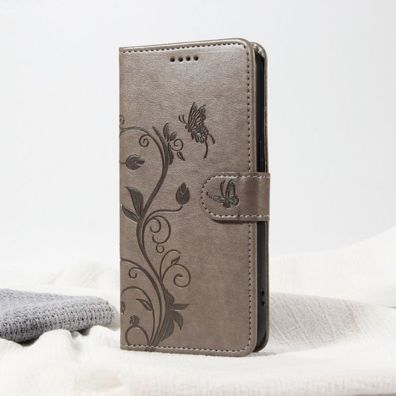 Flip Cover Oppo Reno 14 5g Små Blomster