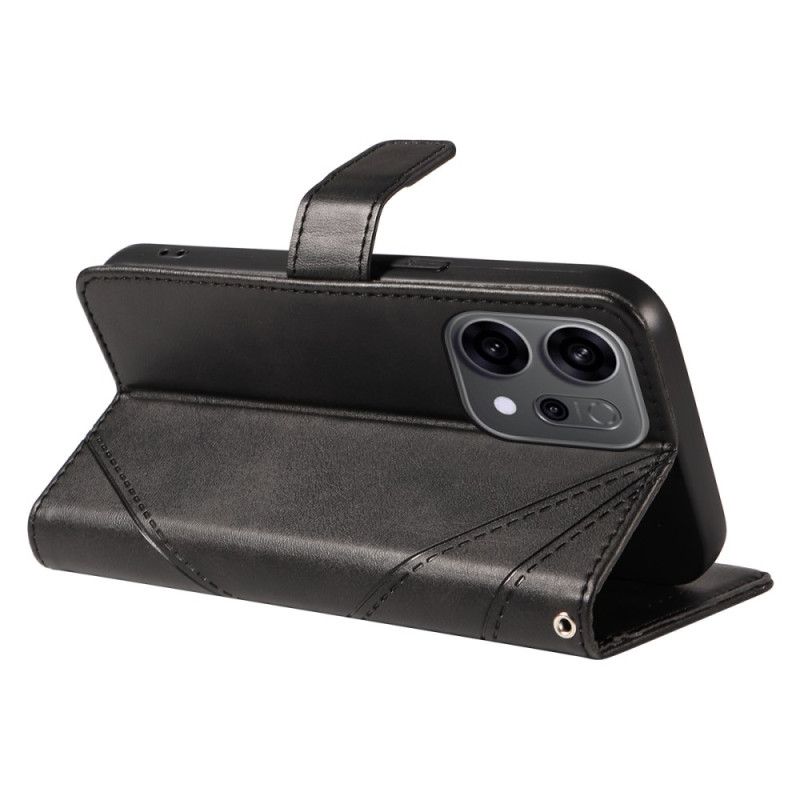 Flip Cover Oppo Reno 14 5g Tofarvede Linjer