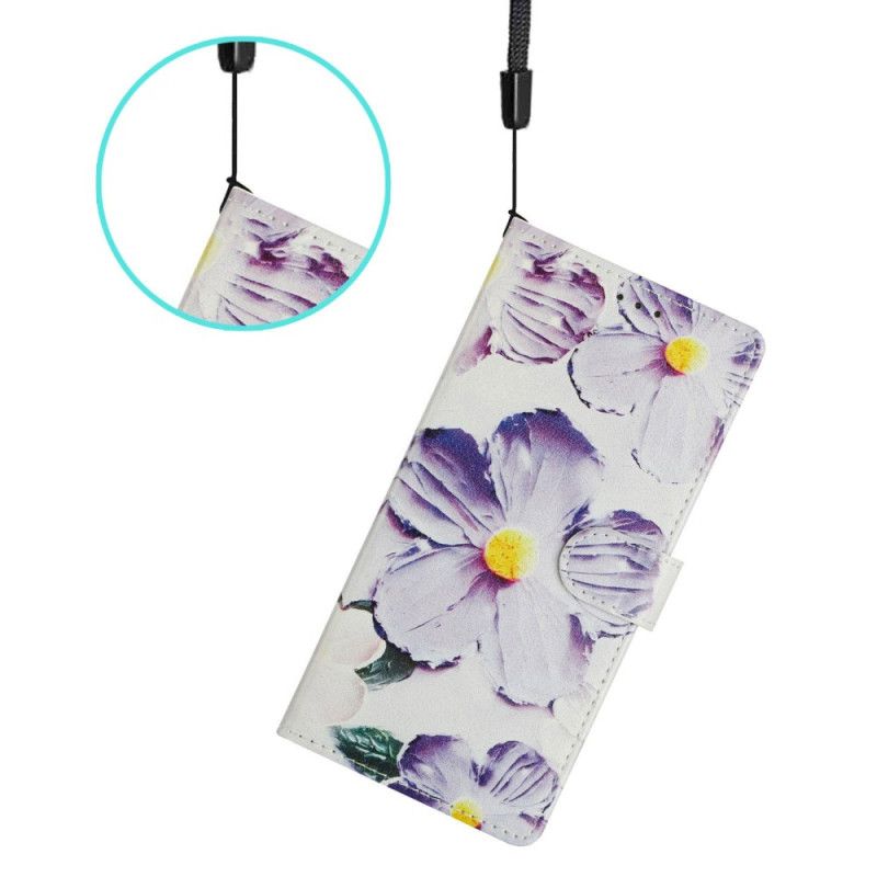 Flip Cover Oppo Reno 14 5g Vintage Blomster