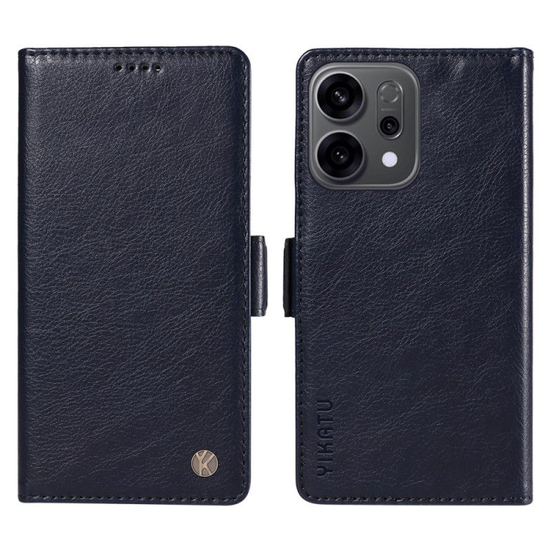 Læder Cover Oppo Reno 14 5g Telefon Etui Vintage Yikatu