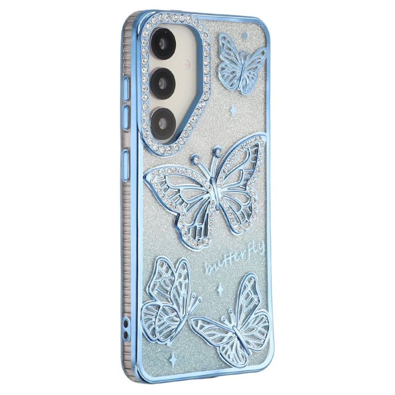 Cover Samsung Galaxy S26 3d Sommerfugle Og Rhinsten