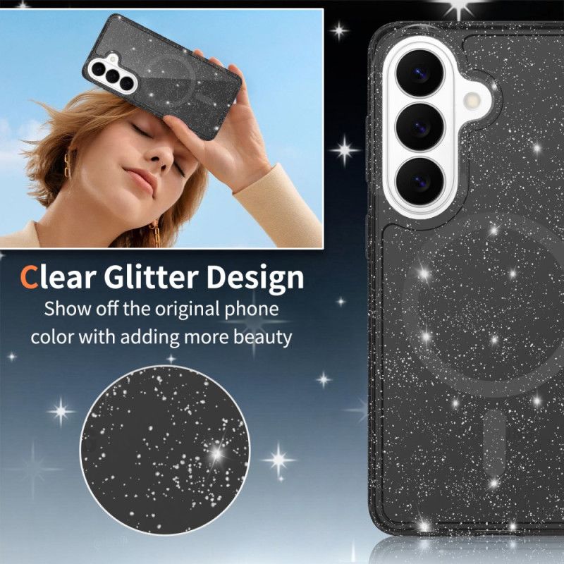 Cover Samsung Galaxy S26 Glitter Magnetisk Pung